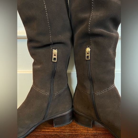Coach Lucia over-the-knee suede boots - Picture 2 of 6
